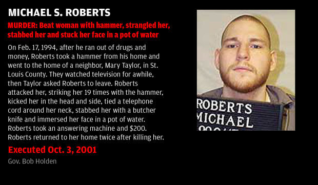 Executed Oct. 3, 2001: Michael S. Roberts